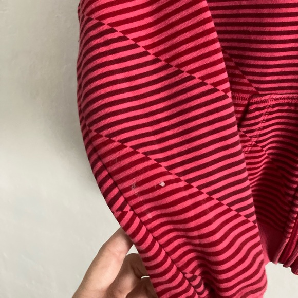 Nike  stripped zip up hoodie size medium - Picture 6 of 15